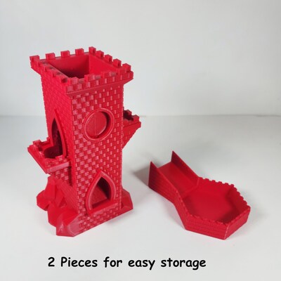 Castle Dice Tower With Ramp - image2